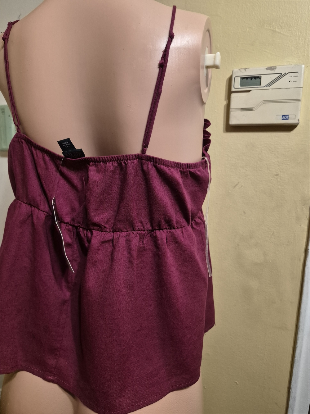 Wild Fable Women' Burgundy/Wine Crop Top with Tag Size XXL - Picture 6 of 15
